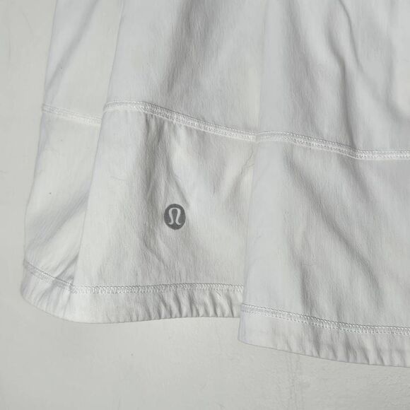 Lululemon Rival Mid-Rise Skirt Women's Size 8 White - Picture 4 of 5